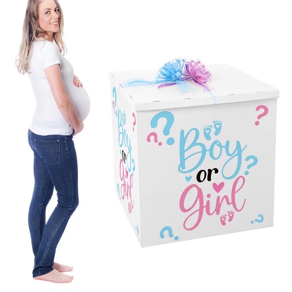 Other - Gender Reveal Surprise Box - Pink and Blue (meternity)